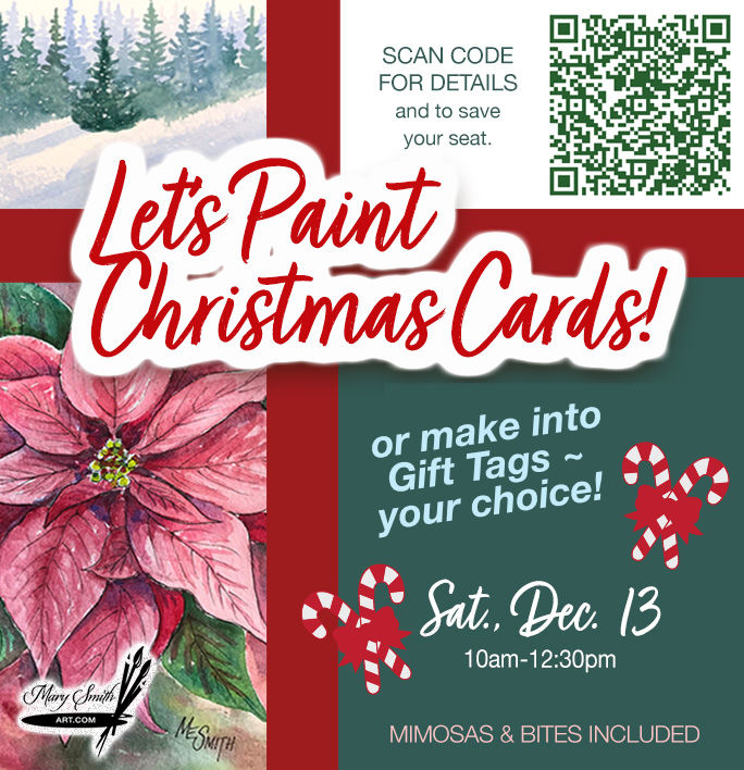 Watercolor Christmas Card Workshop (Tacoma)