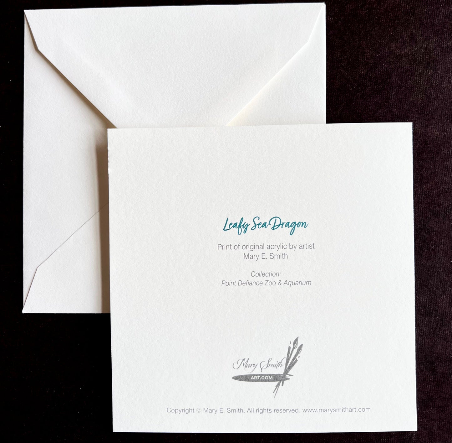 Leafy Sea Dragon Art Card