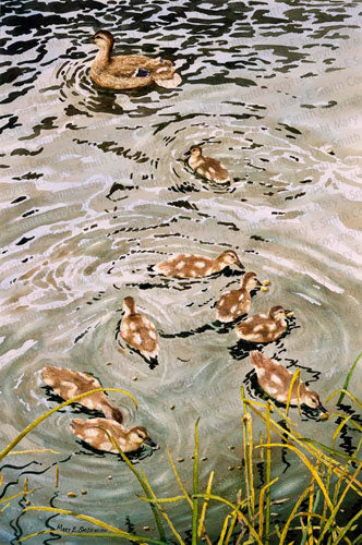 Wait for me, Mom! (2 sizes)