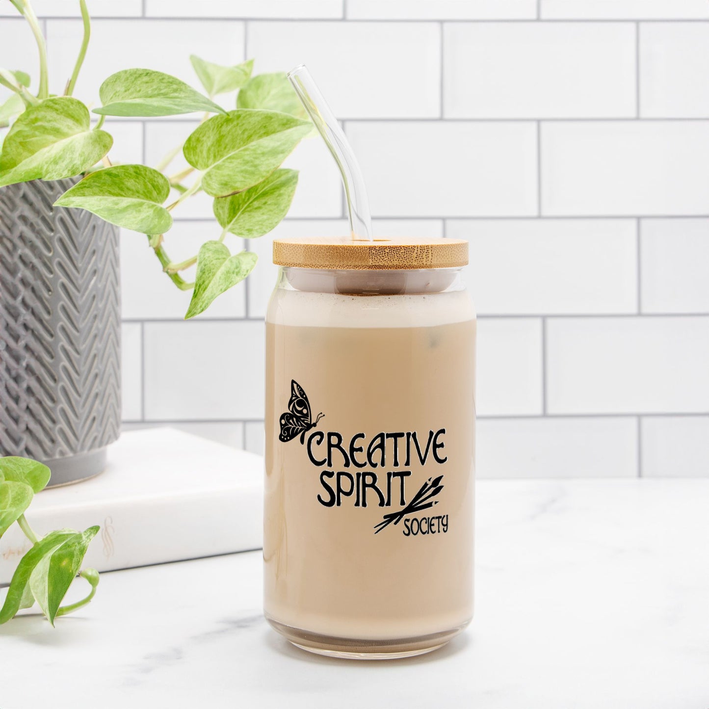 Glass Can 16oz - Creative Spirit Society®