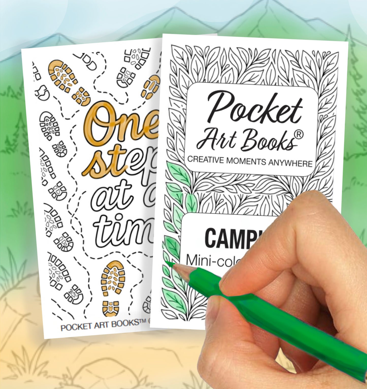 Pocket Art Books® CAMPING - Instant Download