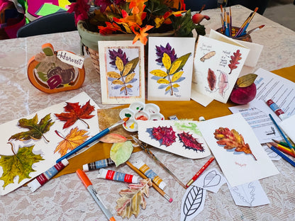 EVENT: Fall TREES Notecards - A Watercolor Workshop