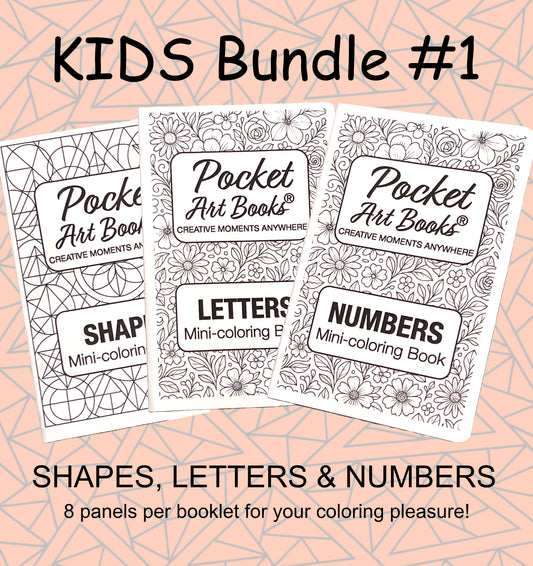 Pocket Art Books® KIDS Bundle #1 - Instant Download