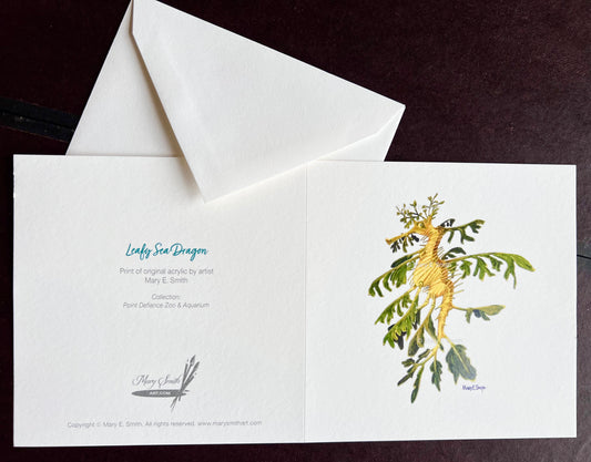 Leafy Sea Dragon Art Card
