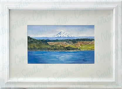 "Mt. Rainier from Fox Island"
