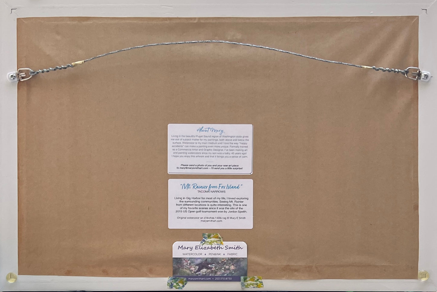 "Mt. Rainier from Fox Island"