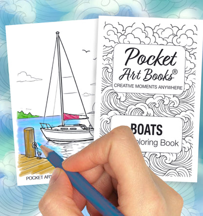 Pocket Art Books® BOATS - Instant Download