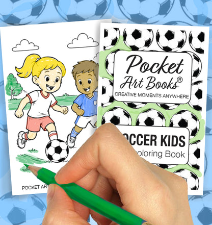 Pocket Art Books® SOCCER KIDS - Single - Instant Download