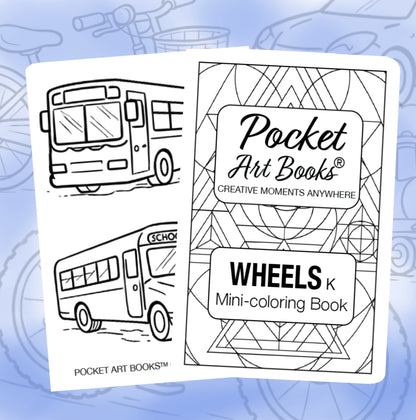 Pocket Art Books® WHEELS - Instant Download