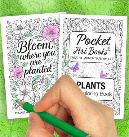 Pocket Art Books® PLANTS - Instant Download