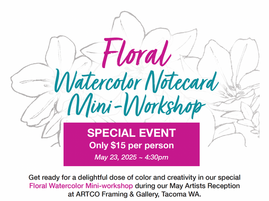 Floral Watercolor Mini-Workshop (Tacoma)