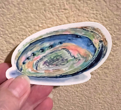 Abalone Shell Art Sticker