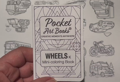 Pocket Art Books® WHEELS - Instant Download