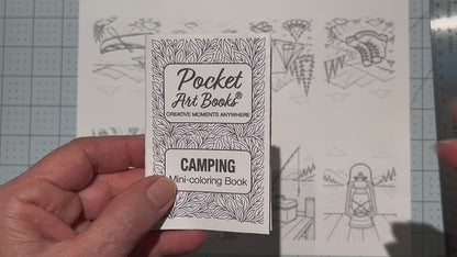 Pocket Art Books® CAMPING - Instant Download