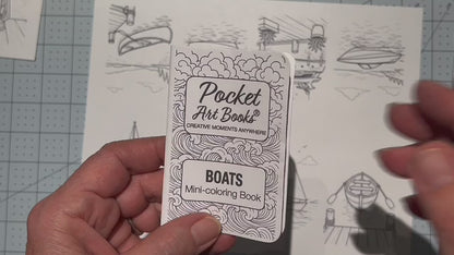 Pocket Art Books® BOATS - Instant Download